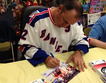 Stephane Matteau In-Store Picture Signing at Cow Over The Moon Toys and Sports Memorabilia