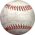 1972 New York Mets w/ Willie Mays, Yogi Berra, & Tom Seaver Autograph Sports Memorabilia On Main Street, Click Image for More Info!