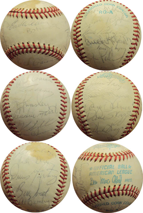 1977 Baltimore Orioles w/ Eddie Murray Rookie Signature Autograph Sports Memorabilia from Sports Memorabilia On Main Street, sportsonmainstreet.com