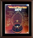 1977 New York Yankees World Series Champions Autograph teams Memorabilia On Main Street, Click Image for More Info!