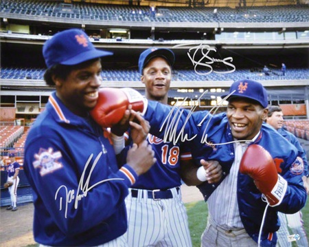 Darryl Strawberry, Dwight Gooden, & Mike Tyson Autograph Sports Memorabilia from Sports Memorabilia On Main Street, sportsonmainstreet.com