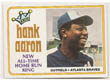 Hank Aaron Autograph Sports Memorabilia from Sports Memorabilia On Main Street, sportsonmainstreet.com, Click Image for more info!