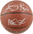 Larry Bird and Magic Johnson Autograph teams Memorabilia On Main Street, Click Image for More Info!