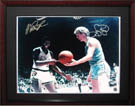 Larry Bird and Magic Johnson Autograph Sports Memorabilia On Main Street, Click Image for More Info!