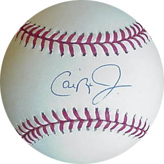 Cal Ripken Jr. Autograph Sports Memorabilia from Sports Memorabilia On Main Street, sportsonmainstreet.com