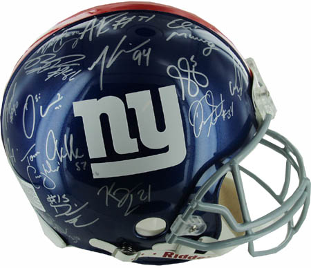 2011 New York Giants Super Bowl Champion Team Autograph Sports Memorabilia from Sports Memorabilia On Main Street, sportsonmainstreet.com