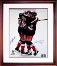 Wayne Gretzky and Mark Messier Autograph teams Memorabilia On Main Street, Click Image for More Info!