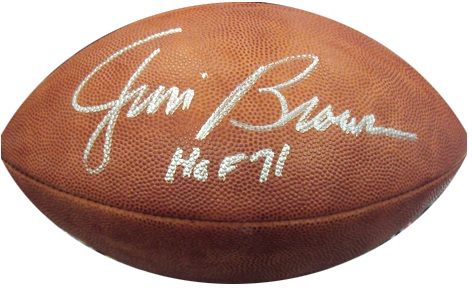 Jim Brown Autograph Sports Memorabilia from Sports Memorabilia On Main Street, sportsonmainstreet.com
