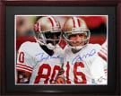 Jerry Rice and Joe Montana Autograph Sports Memorabilia On Main Street, Click Image for More Info!