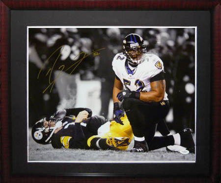 Ray Lewis Autograph Sports Memorabilia from Sports Memorabilia On Main Street, sportsonmainstreet.com