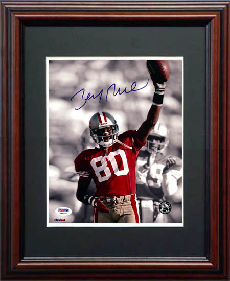 Jerry Rice Autograph Sports Memorabilia from Sports Memorabilia On Main Street, sportsonmainstreet.com