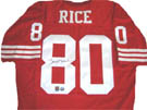 Jerry Rice Autograph Sports Memorabilia On Main Street, Click Image for More Info!