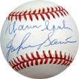 Warren Spahn and Johnny Sain Autograph Sports Memorabilia On Main Street, Click Image for More Info!